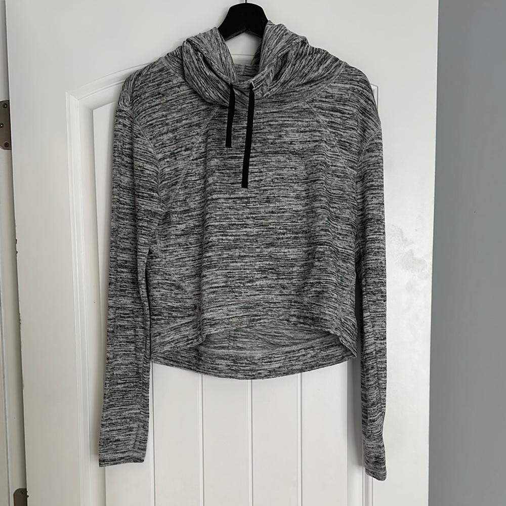 Gray Marled Hoodie